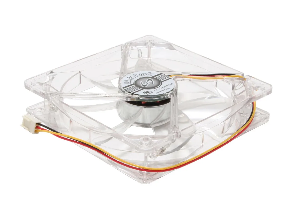 Link Depot Corp. Link Depot Corp. FAN-4LED-120BU 120mm Blue LED Case Fan — product photo