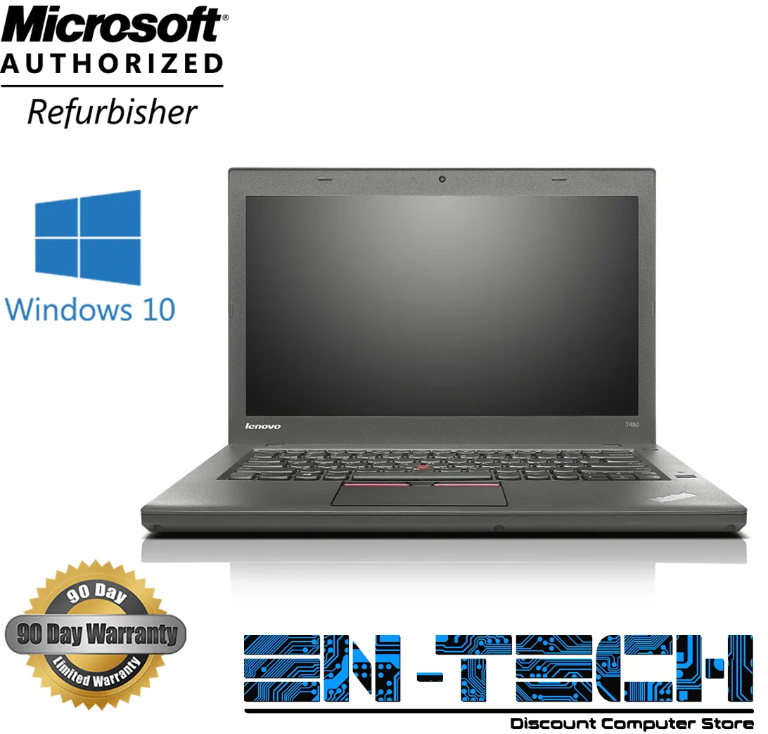 Lenovo Lenovo 14-LN-T450-07 laptop Intel Core i5-5300U 8GB 256GB SSD 14.1" Windows 10 Pro — product photo