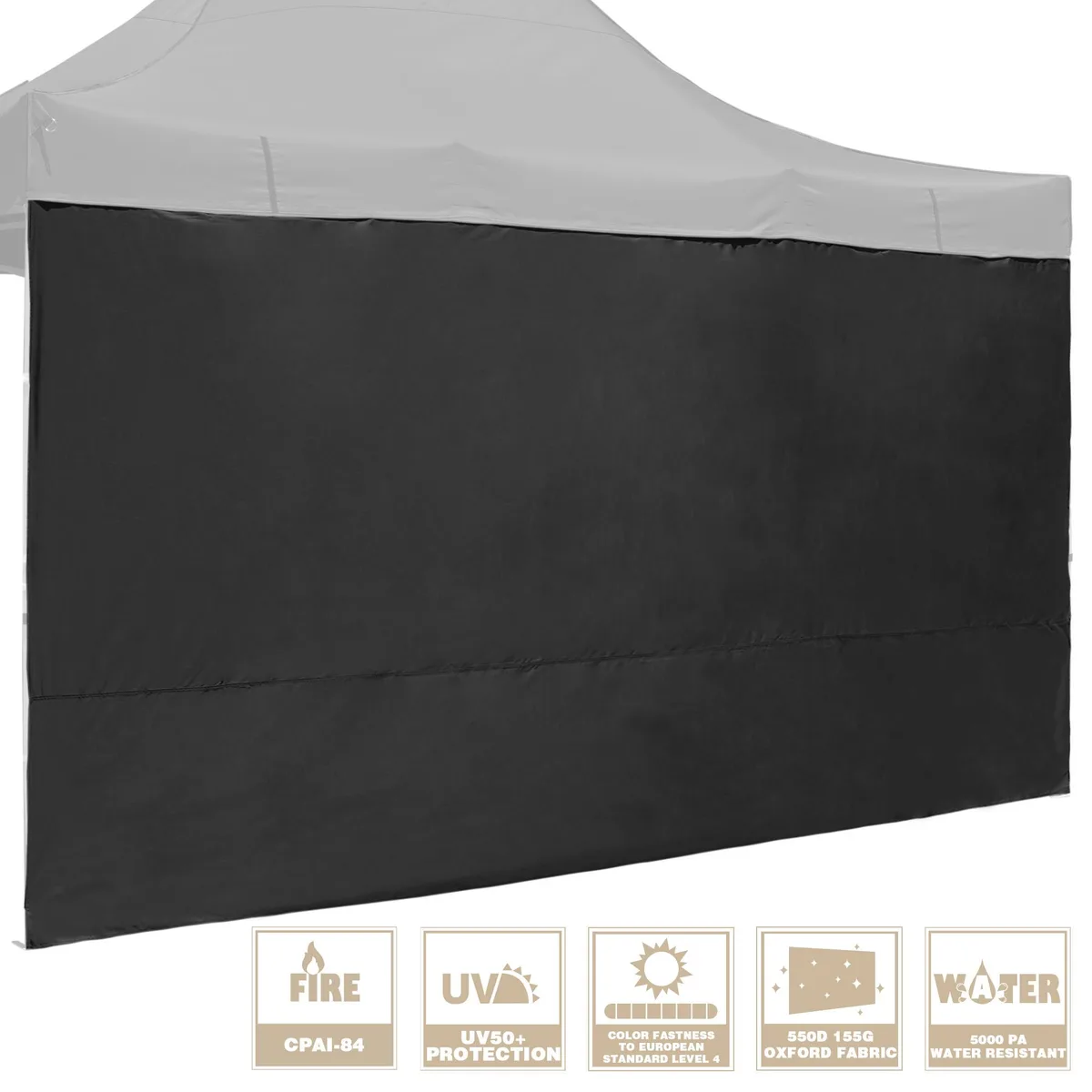 Yescom USA, Inc. Yescom USA, Inc. InstaHibit Side Wall 10x15 Ft 15x7 Ft UV50+ — product photo