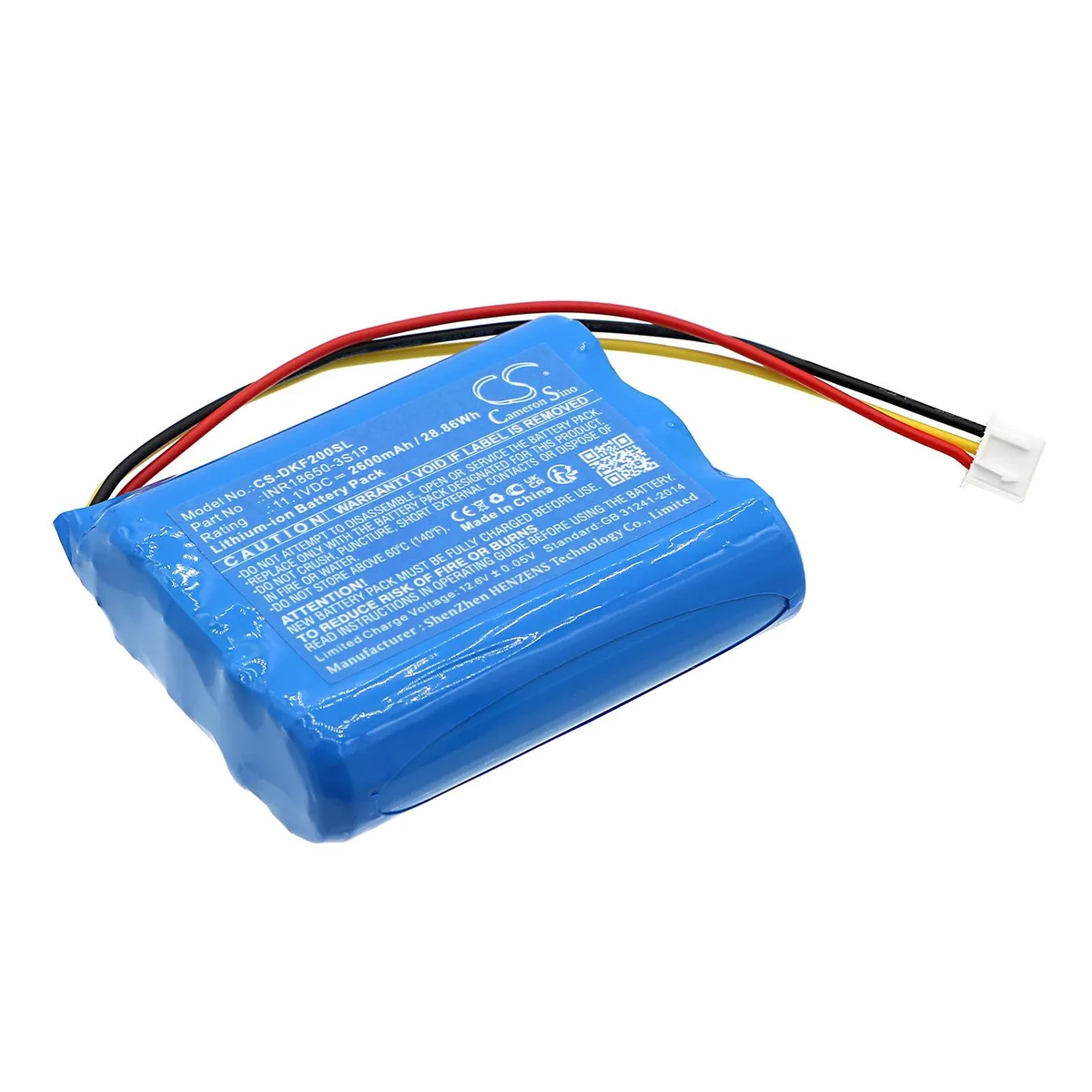  Cameron Sino 2600mAh 11.1V Battery for DOCKIN D Fine, D Fine 2, D Fine+ 2 — product photo