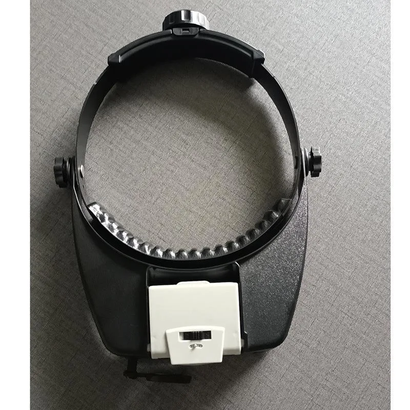  Jewelers Headband Magnifier Visor LED 1.5x 8.5x Black 9001C — product photo