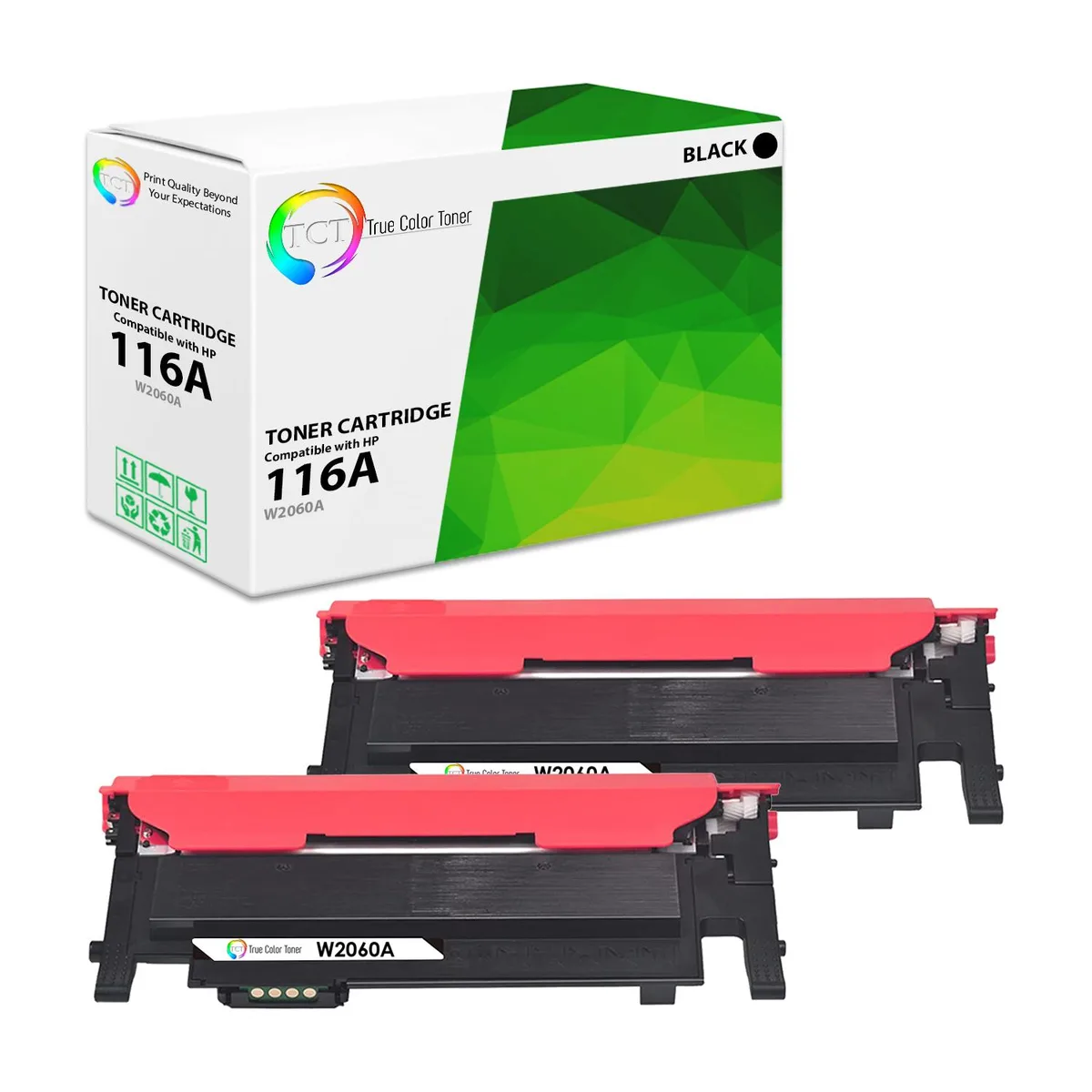 True Color Toner True Color Toner 116A Black Toner Cartridge 2 Pack — product photo