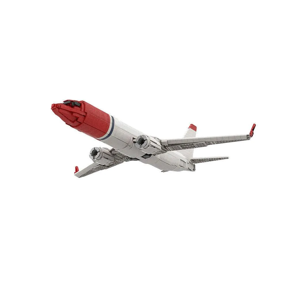ZITIANYOUBUILD ZITIANYOUBUILD MOC-65055 Norwegian 737-800 Aircraft 2256 Bricks 1:51 Scale Educational — product photo