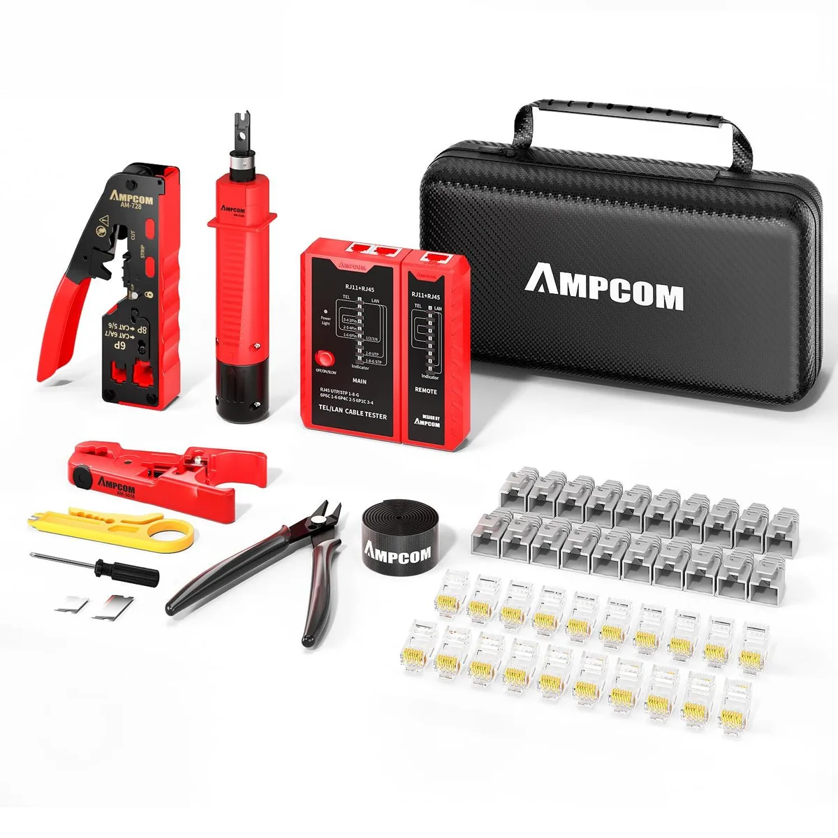 Zebra 728 10-in-1 Network Tool Kit with Tester — product photo