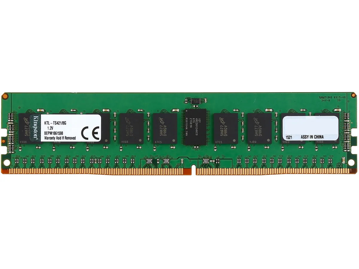Kingston Technology Corp. Kingston Technology Corp. KTL-TS421/8G 8GB DDR4 2133 ECC Registered server RAM — product photo