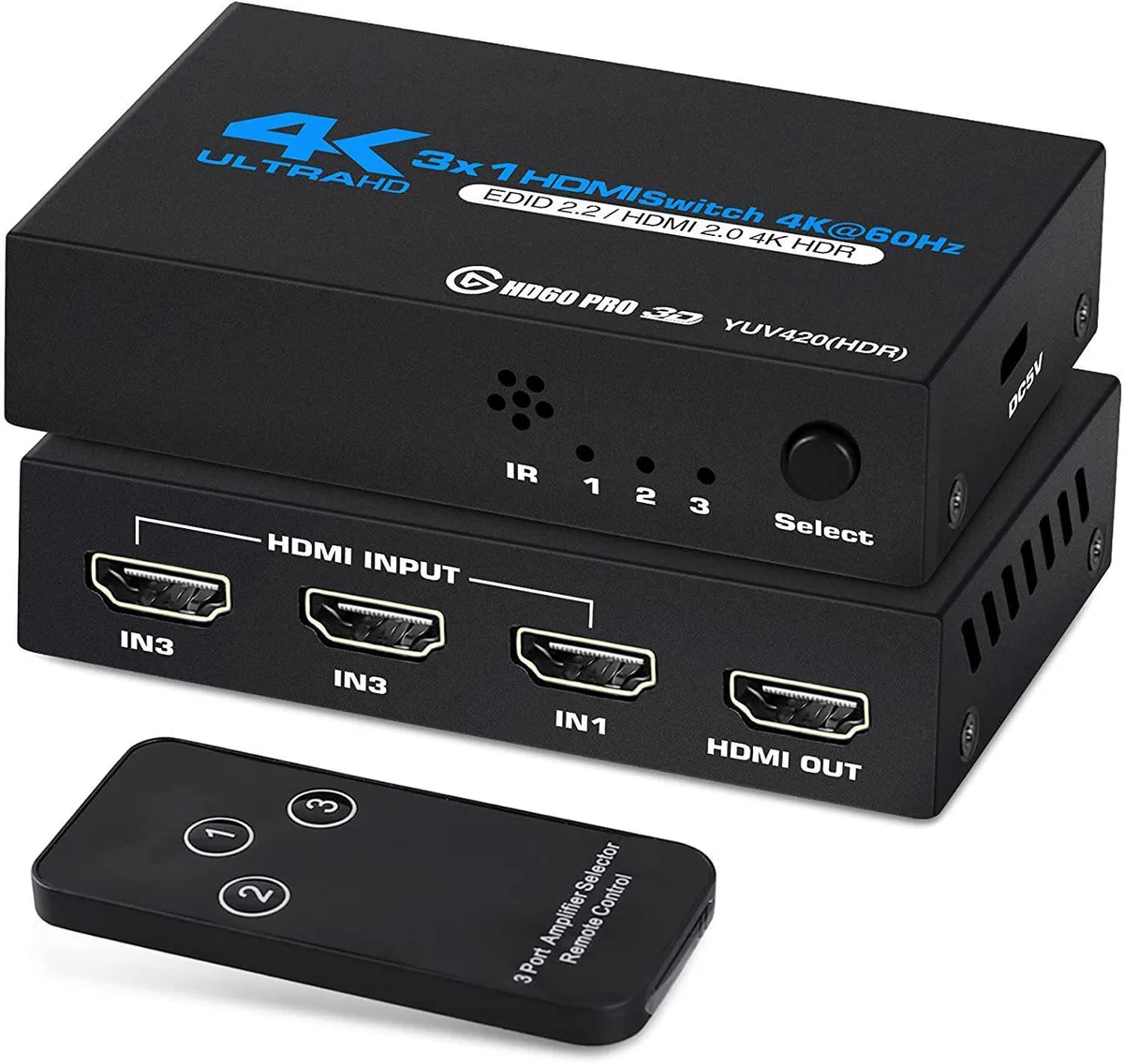 WRIARICH WRIARICH OZQ2-1 3x1 HDMI Switch 4K 60Hz — product photo