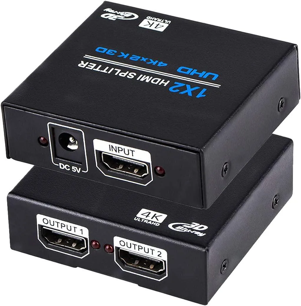 LUOM LUOM OZF1 1x2 HDMI Splitter 4K 30Hz 1080p 60Hz 3D Powered — product photo