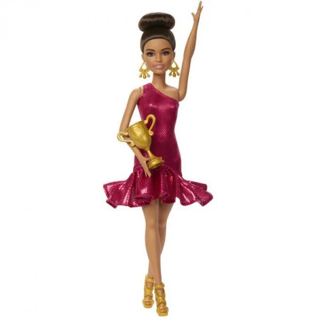 Barbie Barbie Ballroom Dancer Doll JFR09 with Trophy Accessory — product photo