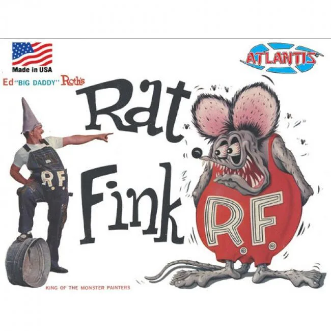 Atlantis Atlantis Ed "Big Daddy" Roth Rat Fink Model Kit 1:32 Scale — product photo