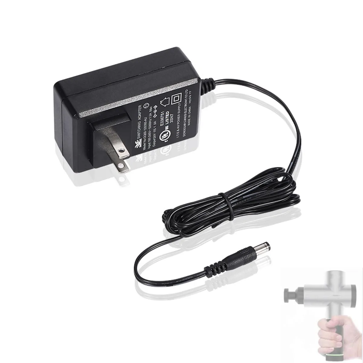 GRACETOP GRACETOP XM2400-0800W 24V 1A massager charger — product photo