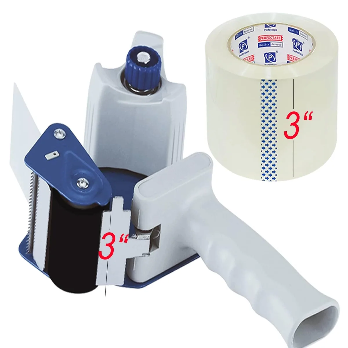  Royal 22-8 Packing Tape 3" x 65 yd 2.7 mil with Dispenser — product photo