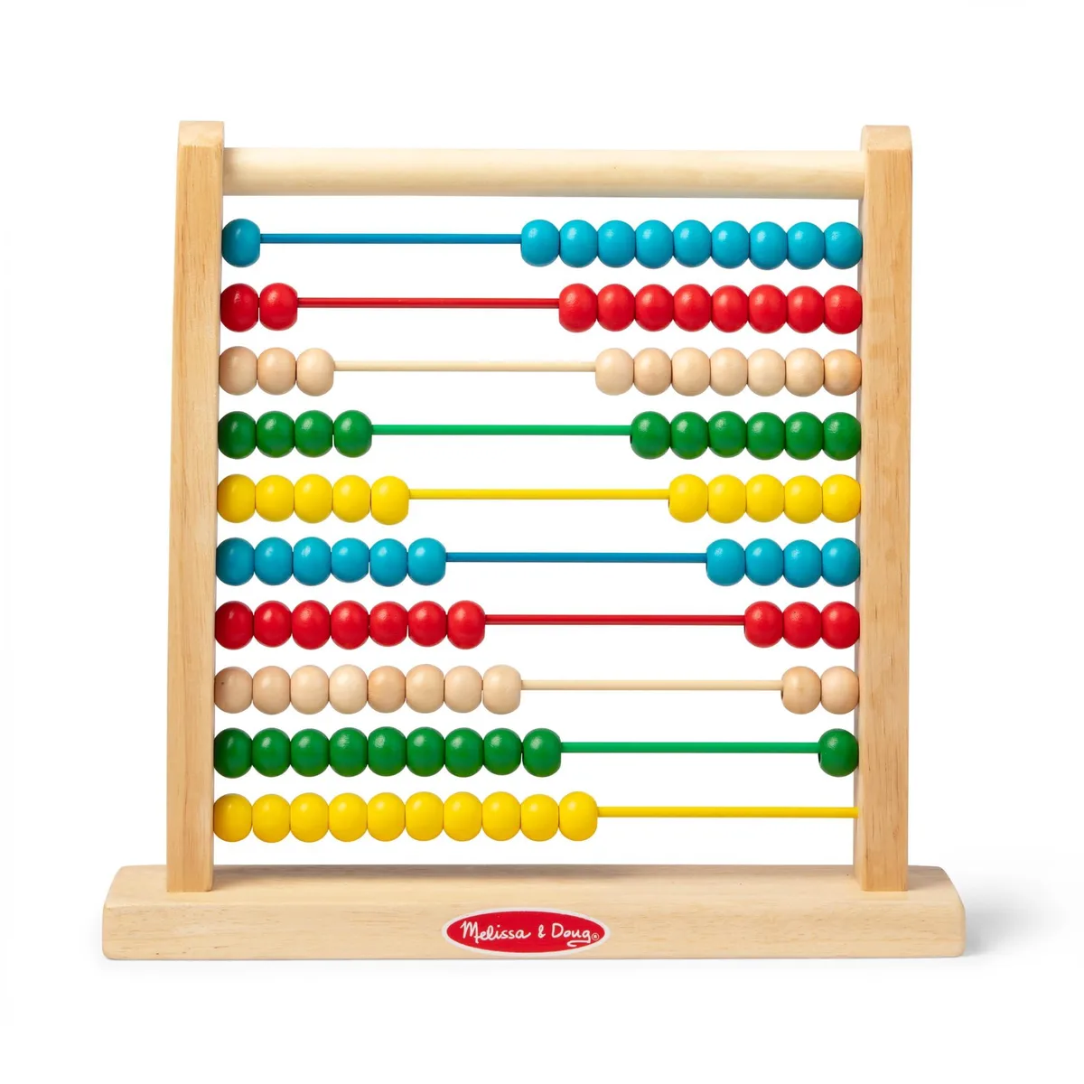 Melissa & Doug Classic Wooden Abacus 100 Beads — product photo