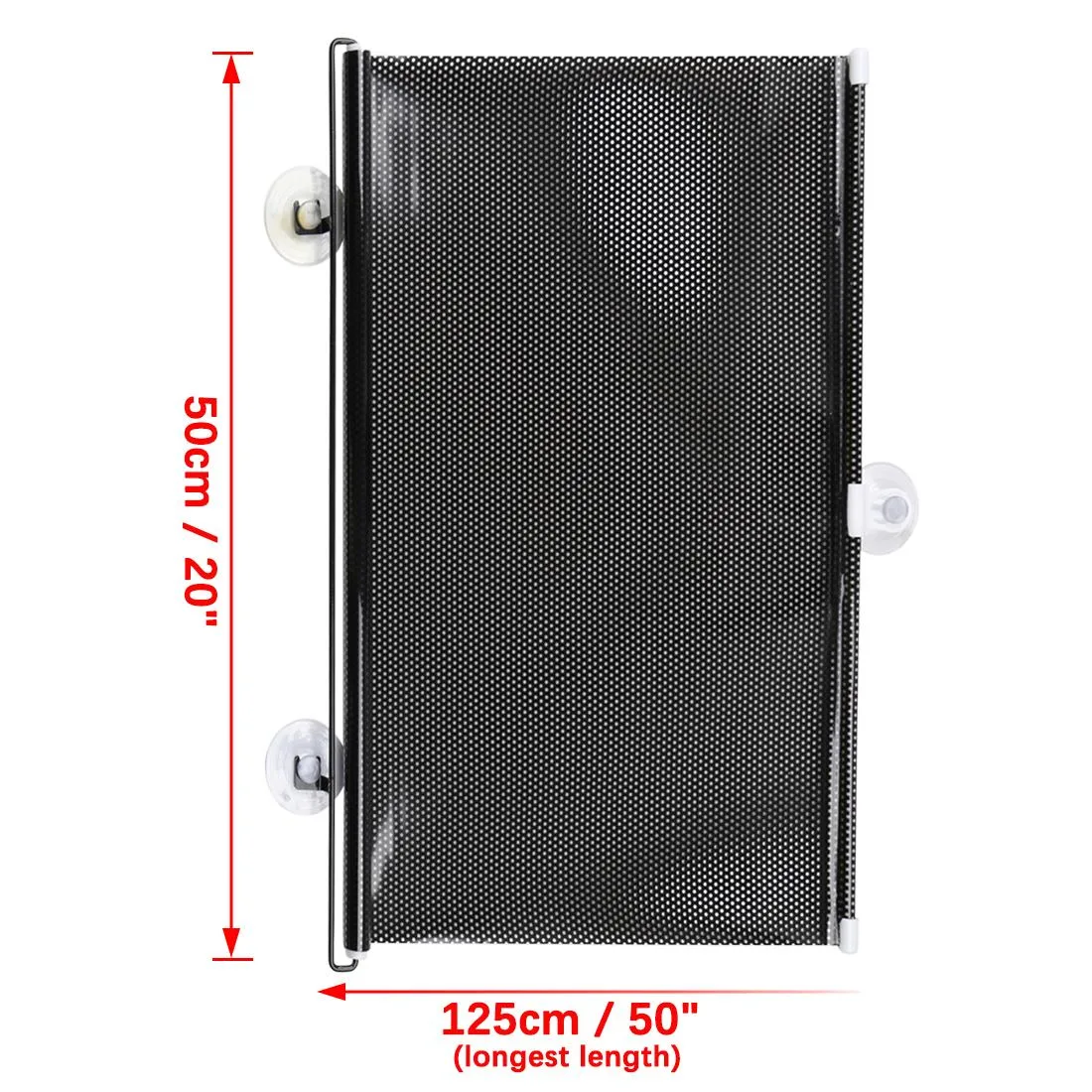 Unique-Bargains Unique-Bargains Retractable Car Window Sun Shade 50 x 125cm — product photo