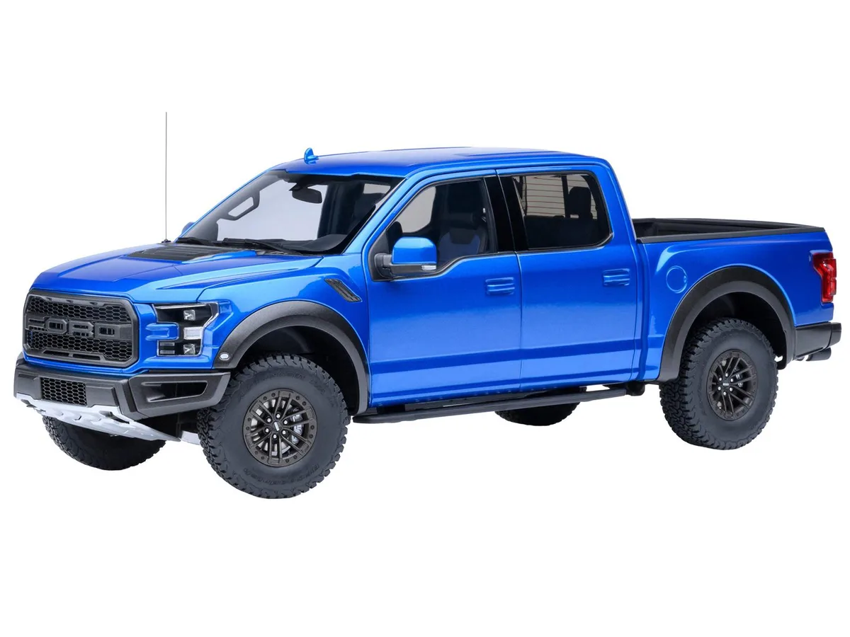 Autoart Autoart 2019 Ford F-150 Raptor Velocity Blue 1/18 hobby collectible — product photo