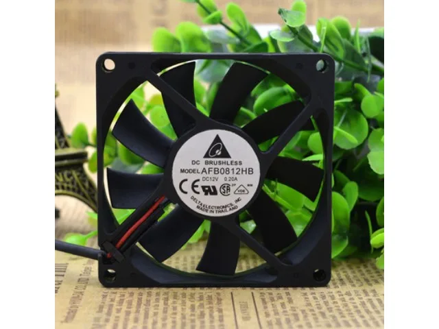 Fans Fans AFB0812HBSize 12V 0.20A 80mm 3100RPM 33.55CFM 34dBA case fan — product photo