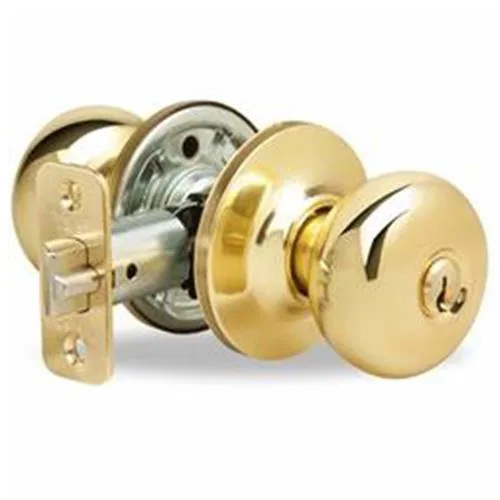 Yale Yale 700H-605 Polished Brass Entry Knob Door Lock — product photo