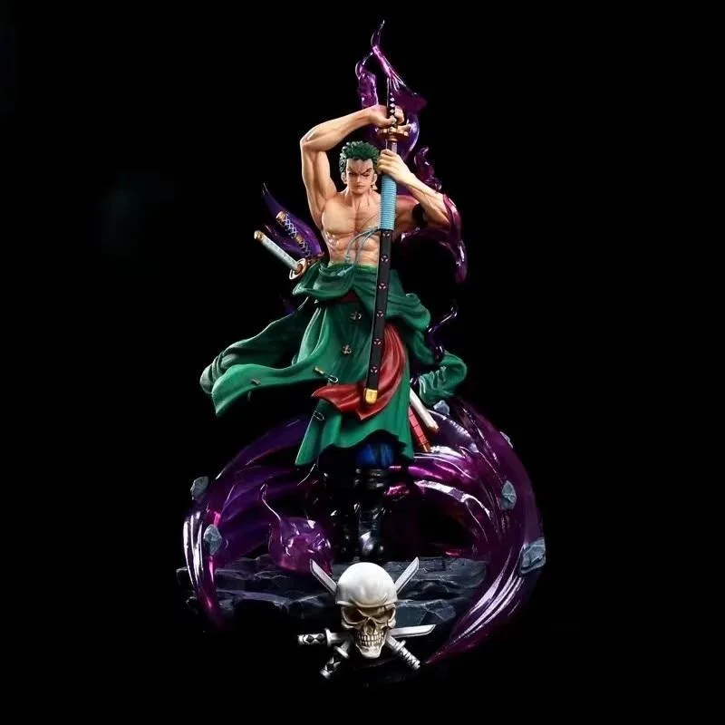 YINGHUA YINGHUA One Piece Roronoa Zoro Warm Blood Luminous PVC Action Figure 44cm — product photo