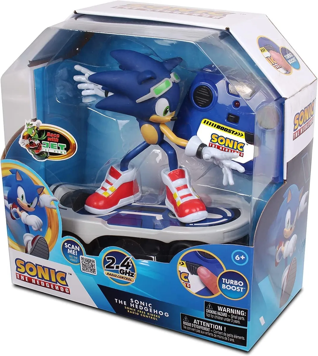 usbroway usbroway Sonic Free Rider RC Skateboard Turbo Boost Blue 39 — product photo
