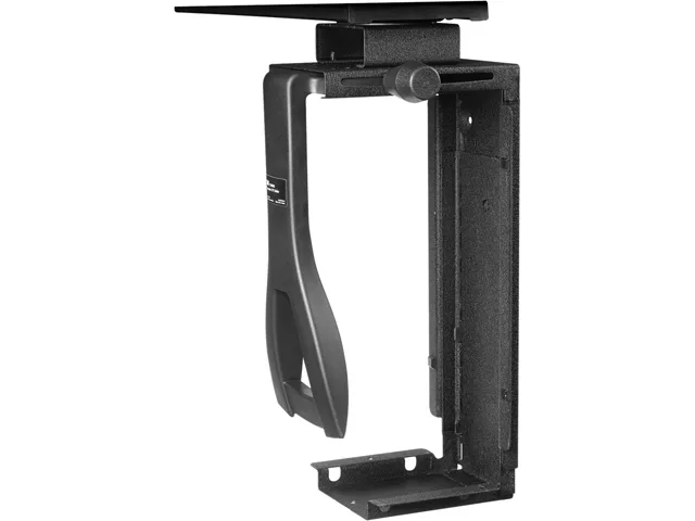 3M 3M CS200MB Under-desk Case Mount 360° Swivel Black 8.25x20x14.8" Steel — product photo
