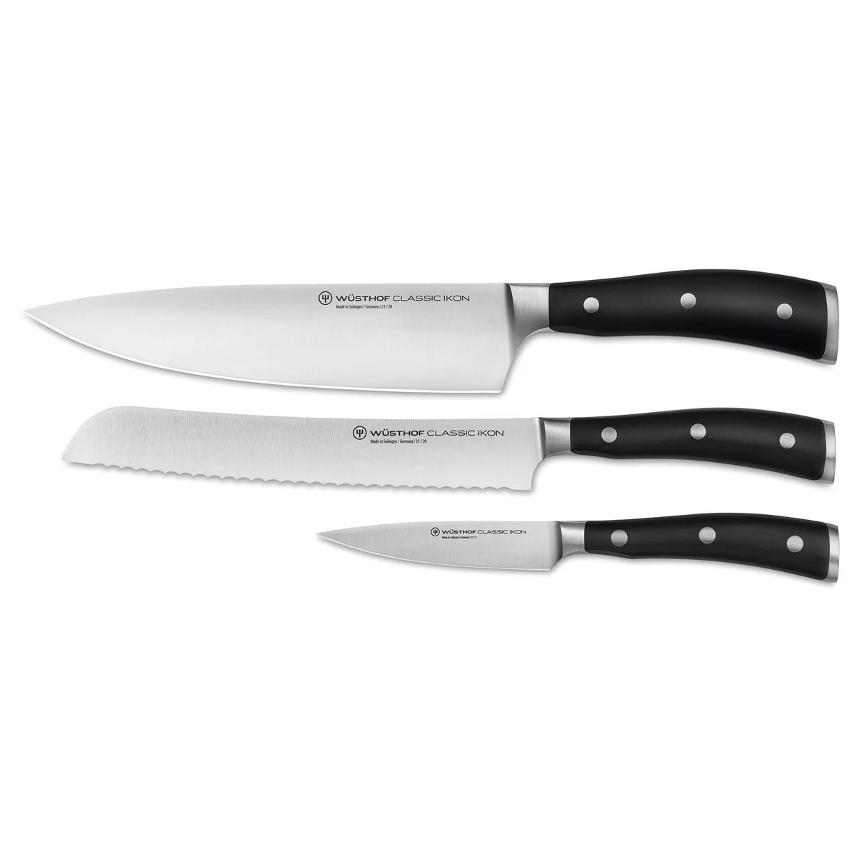 Wusthof Wusthof Classic Ikon 3 Piece Starter Set 1120360302 cutlery — product photo