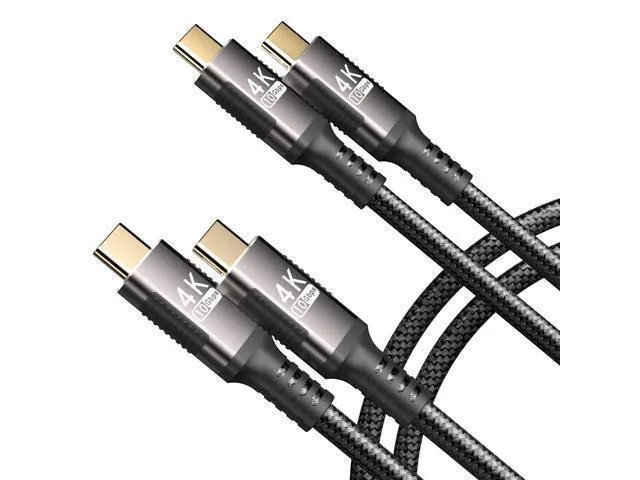 LORDWORLD LORDWORLD USB-C cable 3.3ft 2-pack 10Gbps 100W 4K@60Hz 2K@120Hz Thunderbolt 3 — product photo