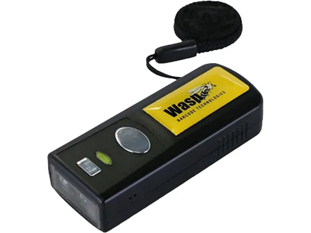 Wasp WWS110I cordless pocket barcode scanner, compact form, dark finish