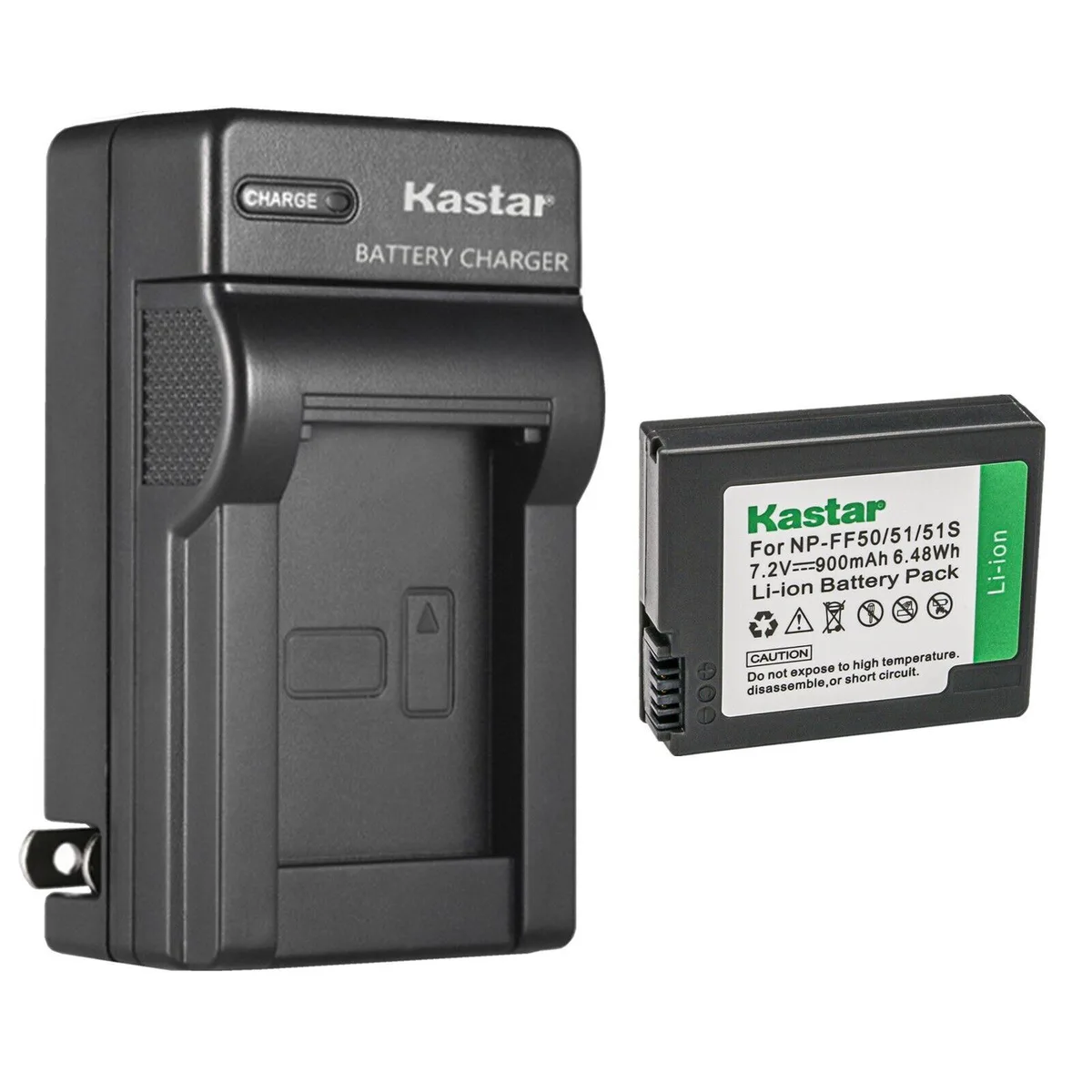 Kastar Kastar NP-FF50 Battery &amp; Charger Kit 900mAh 7.2V — product photo