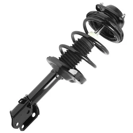 Unity 11915 front left strut assembly silver metal coil spring and housing