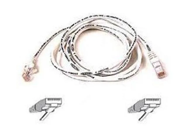 Belkin Belkin A3L791-02-WHT Cat 5e network ethernet cable 2 ft White — product photo