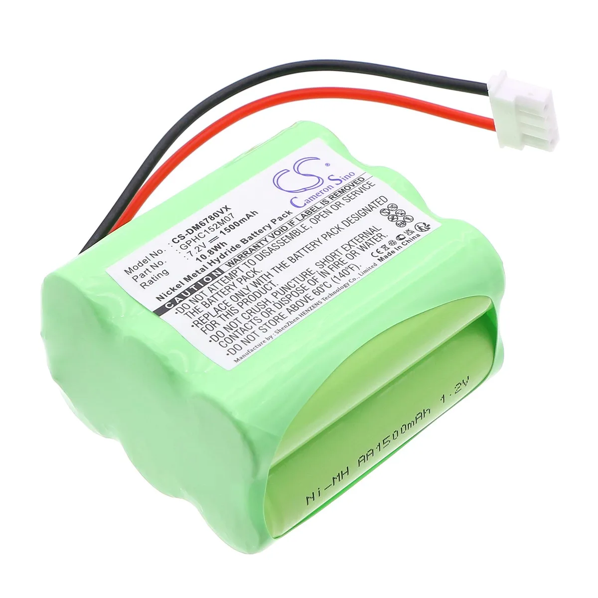 Estry Estry 1500mAh 7.2V Ni-MH Battery for Mint 4000/5000/4205/4200 GPHC152M07 — product photo