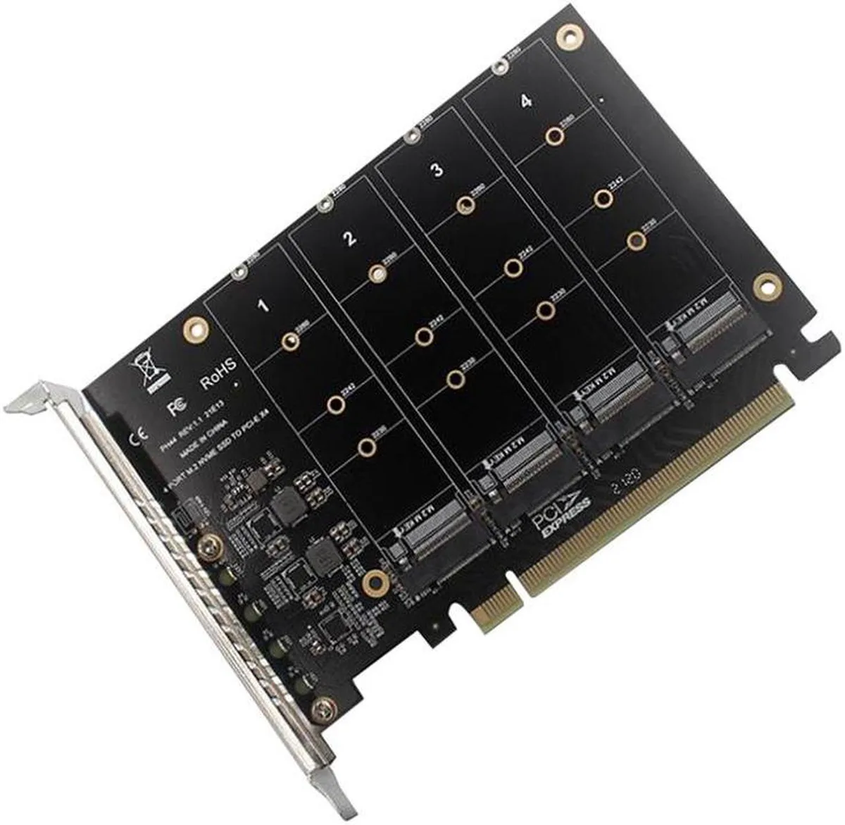 Vszerda Vszerda ph44 4-port NVMe expansion card — product photo