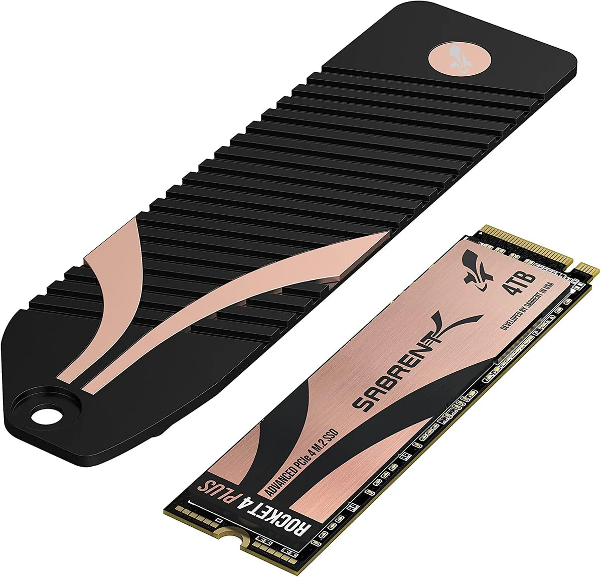 Sabrent Sabrent Rocket 4 Plus 4TB internal SSD with heatsink (SB-RKT4P-PSHS-4TB) — product photo