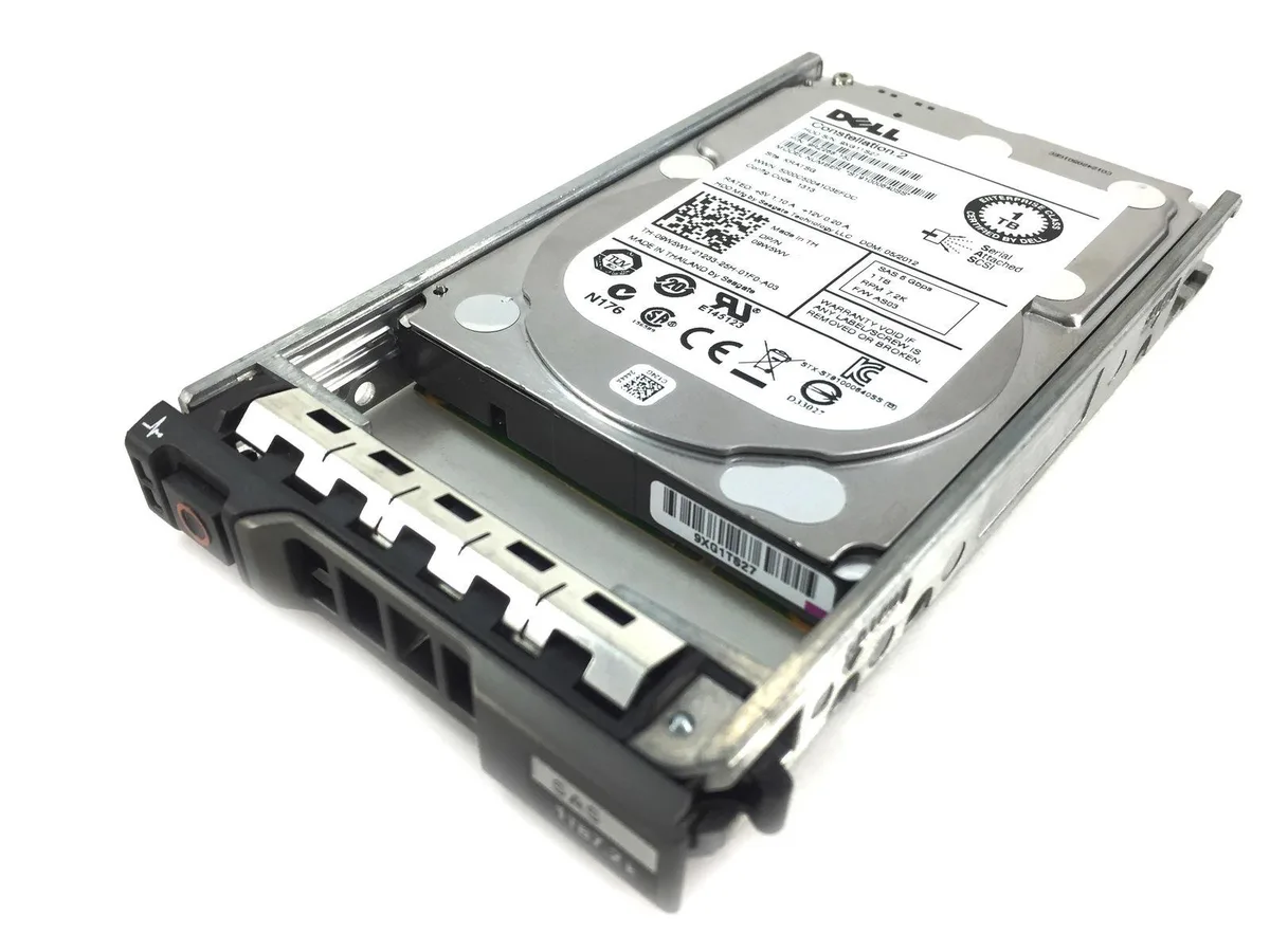 DELL DELL 9W5WV-AZ 1TB 7.2K SAS 2.5 internal hard drive — product photo