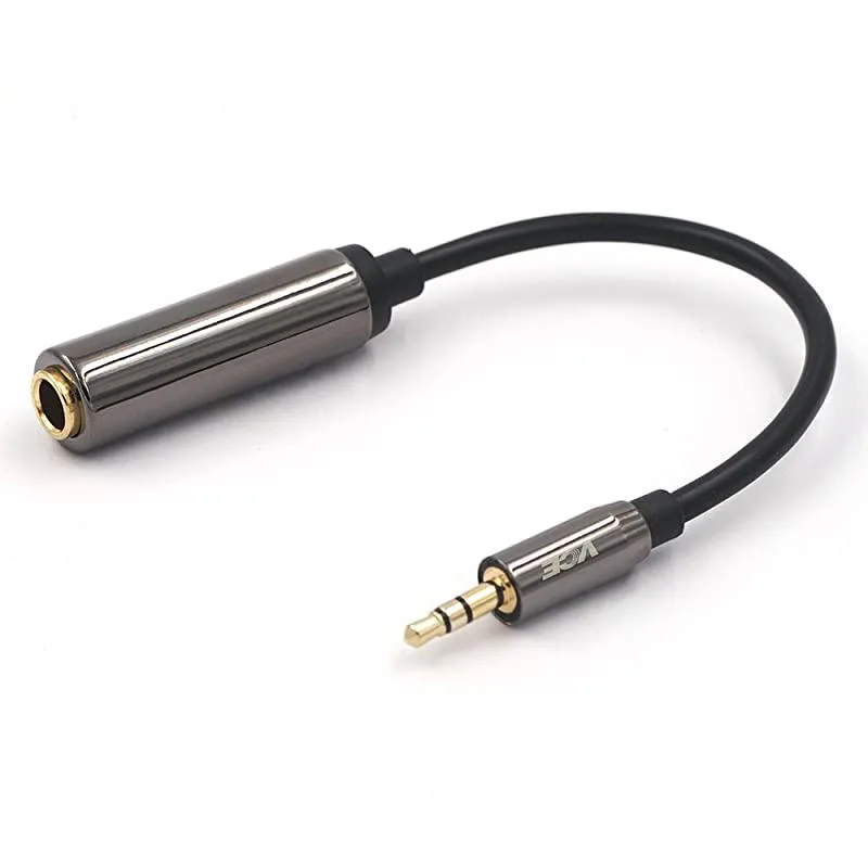 SANS DIGITAL SANS DIGITAL 3.5 mm Male to 6.35 mm Female Adapter 20 cm — product photo