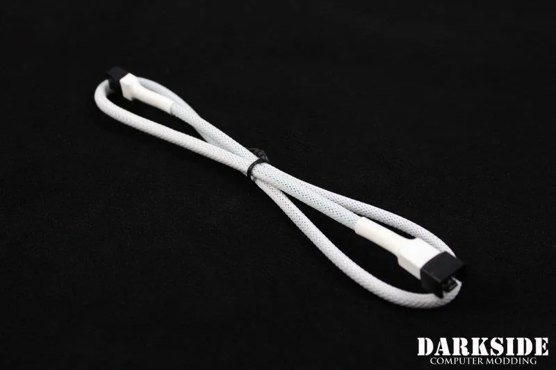 Darkside Computer Modding Darkside DS-0251 3-Pin Fan Extension Cable 19" 50cm White — product photo
