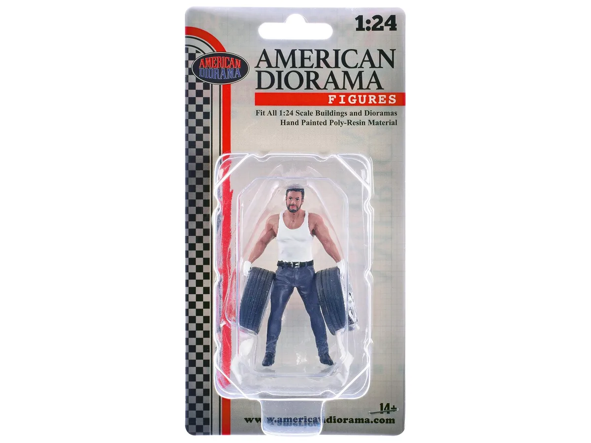 American Diorama American Diorama Muscle Mechanics Figure #1 1/24 Scale Hobby Collectible 2.875 Inches — product photo