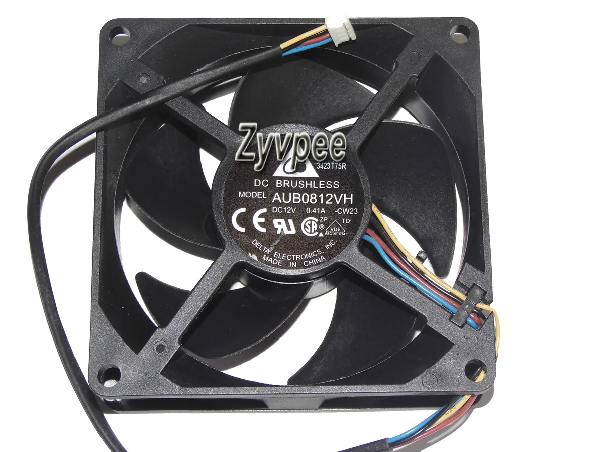 Zyvpee Zyvpee AUB0812VH -CW23 12V .41A 4-pin 80×80×25 mm case fan — product photo