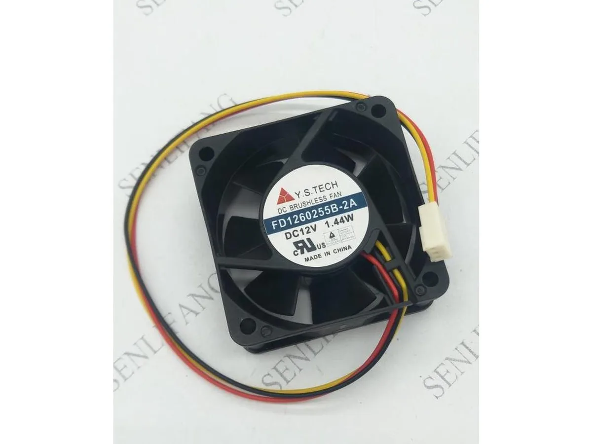 Fans Fans 6025 60x60x25mm 12V 1.44W 3-pin case fan — product photo