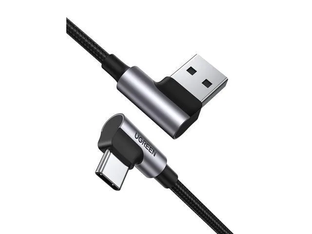 ORVIX ORVIX USB A to USB C cable 90 degree 18W 480Mbps 3ft — product photo