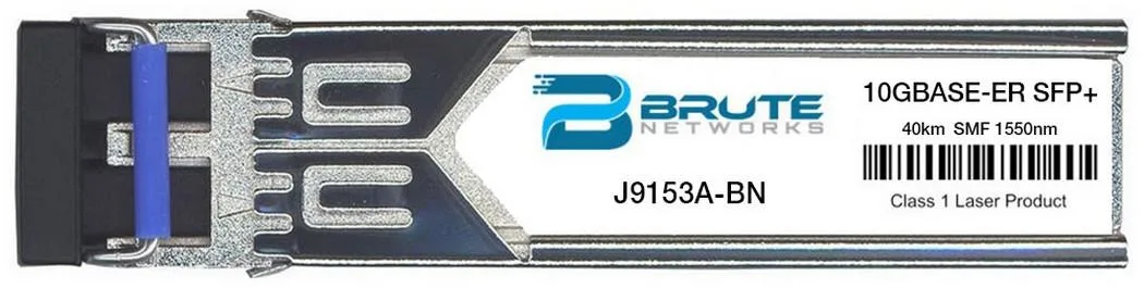 Brute Networks Brute Networks J9153A 10GBASE-ER 40km 1550nm SFP+ transceiver — product photo