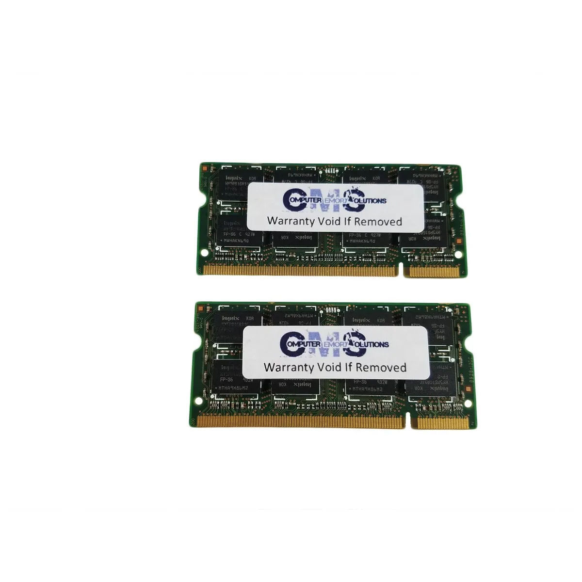 Computer Memory Solutions Computer Memory Solutions 4GB (2x2GB) DDR2 667MHz PC2-5300 CL5 200-Pin SODIMM Kit for Dell Vostro 1710 — product photo