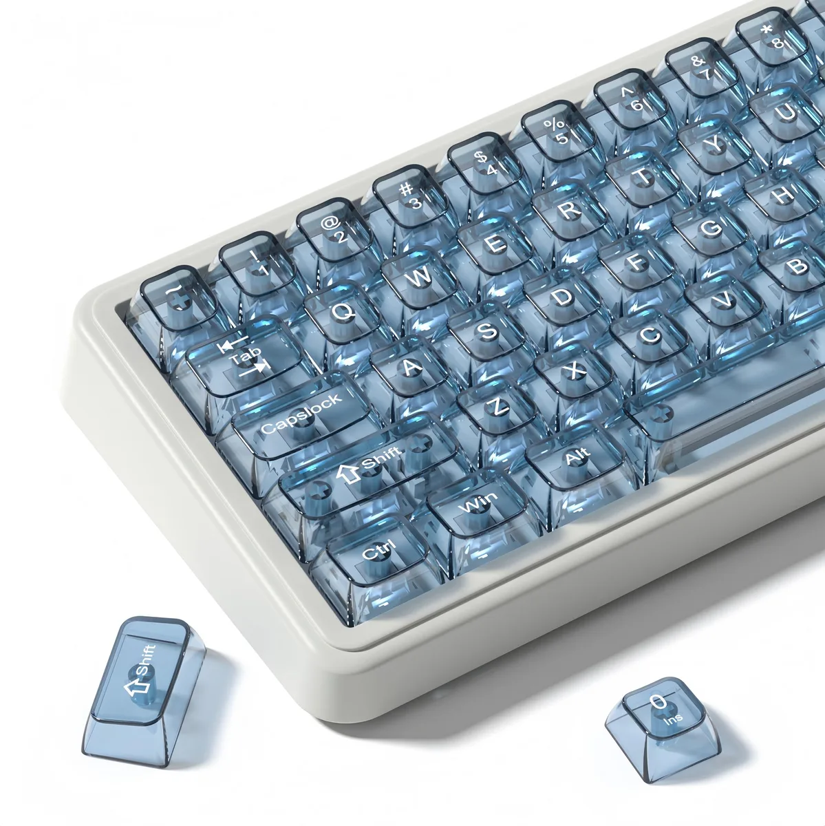 Womier Womier Slate Blue MDA Jelly Keycaps 115-Key Set — product photo