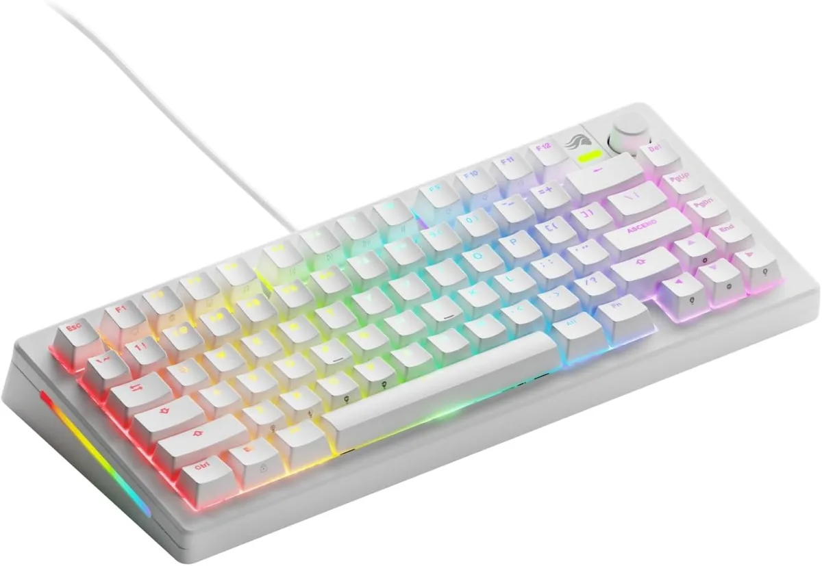 usbroway usbroway GMMK 3 75% Gaming Keyboard White — product photo