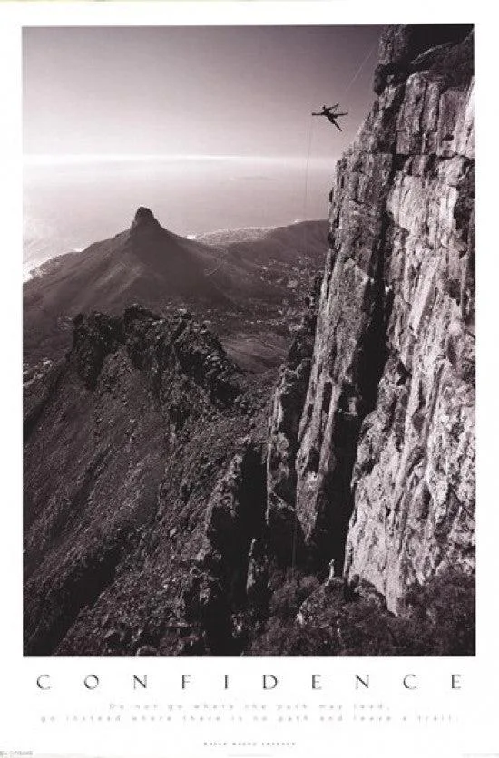 Table Top Mountain poster print, 22 by 34 inches, premium heavy stock paper