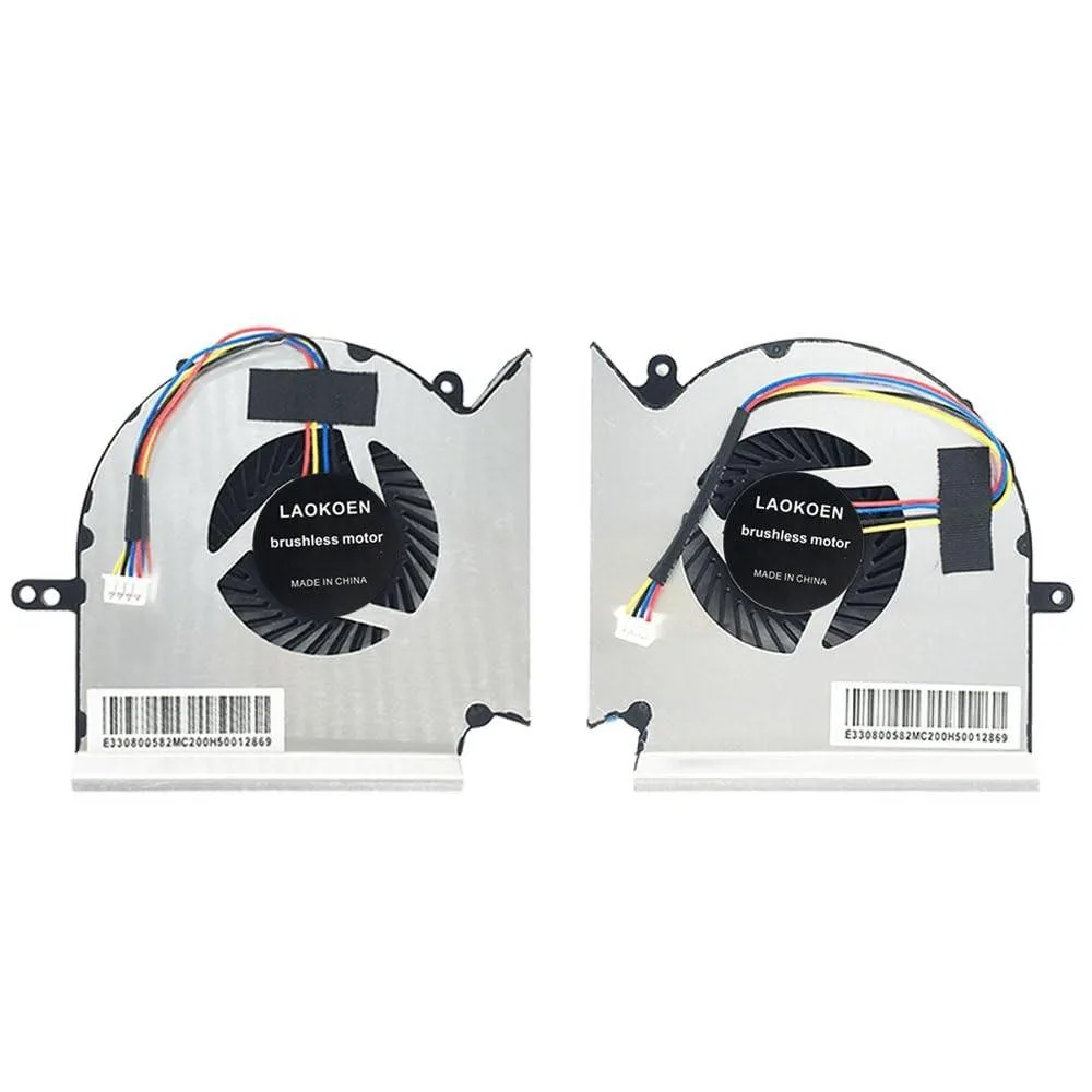 ALSEYE ALSEYE CPU GPU Cooling Fan Pair for MSI GE63 GE73 GP63 GP73 GL73 MS-16 MS-17 PAAD06015SL N383 N384 — product photo