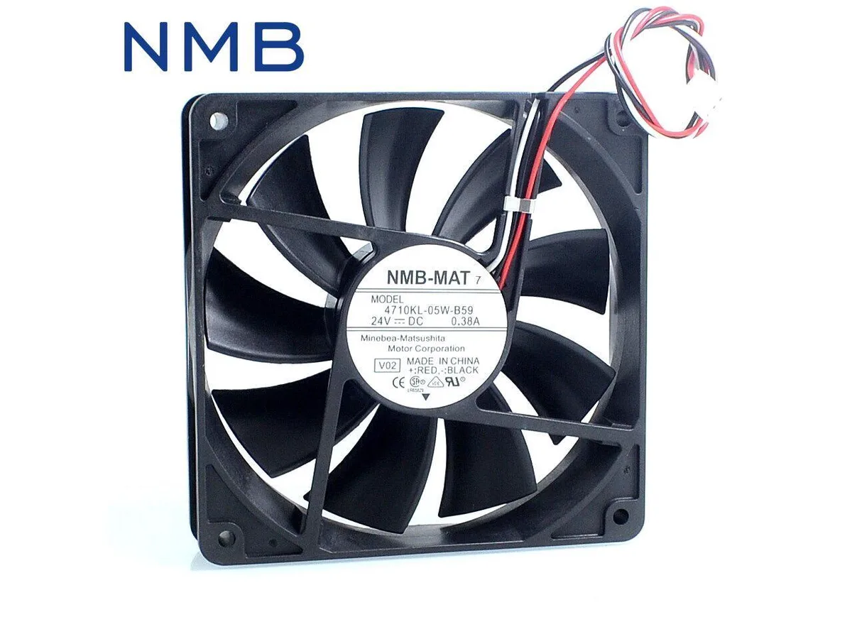 Fans Fans 4710KL-05W-B59 12025 12CM 24V 0.38A case fan — product photo