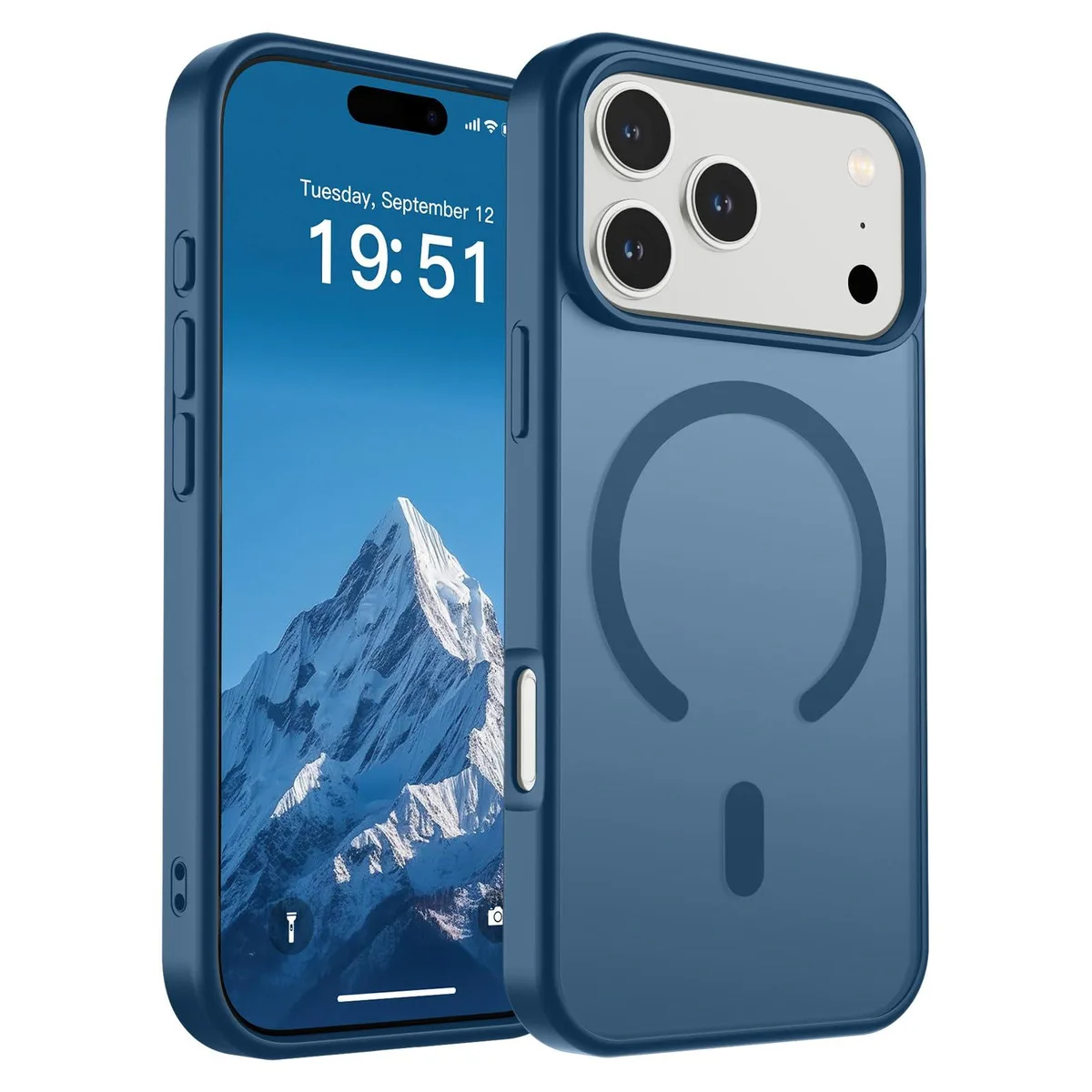 KEHIPI KEHIPI 81 Magnetic iPhone 17 Pro Case Deep Blue — product photo