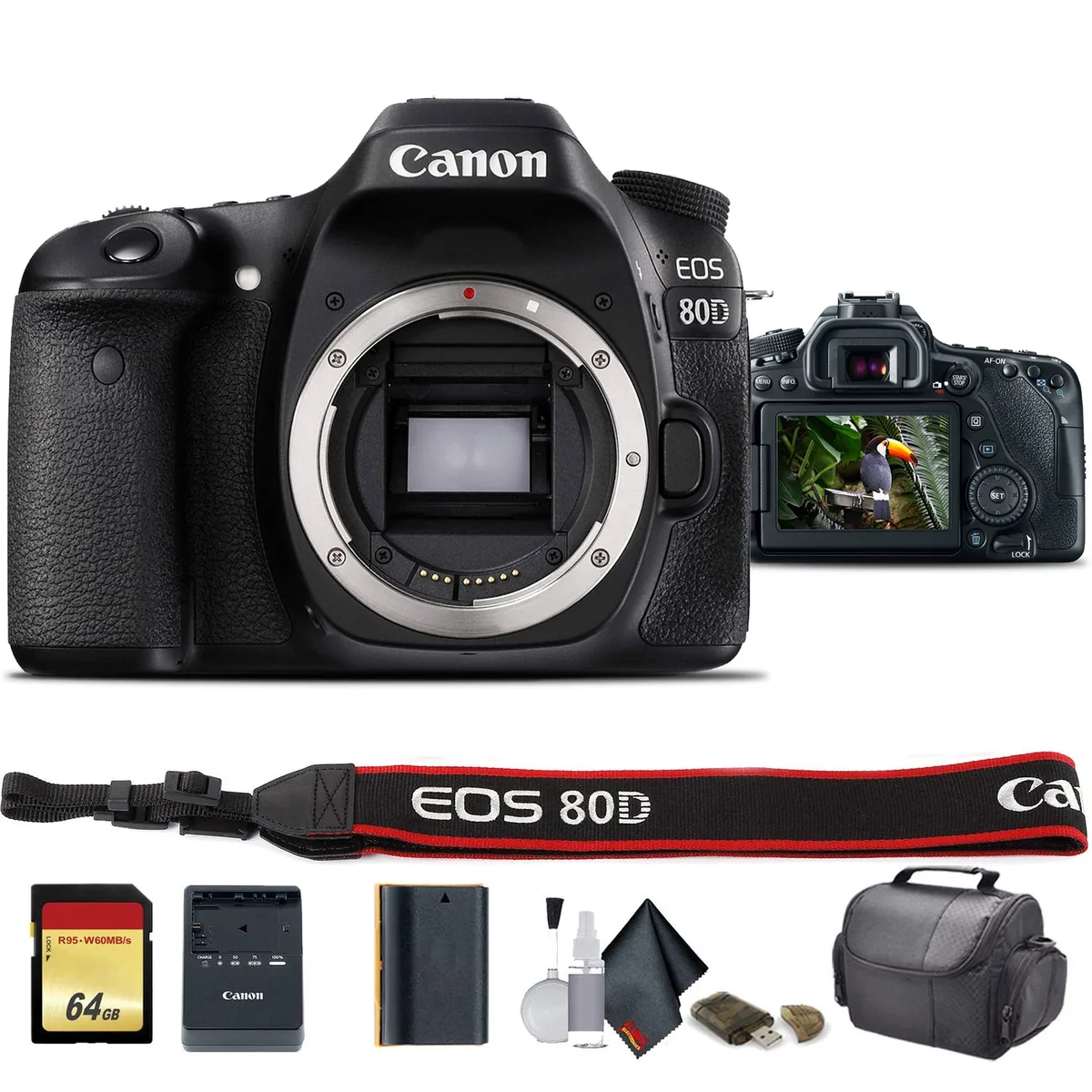 Canon International Canon International EOS 80D DSLR Camera Starter Bundle 64 GB — product photo