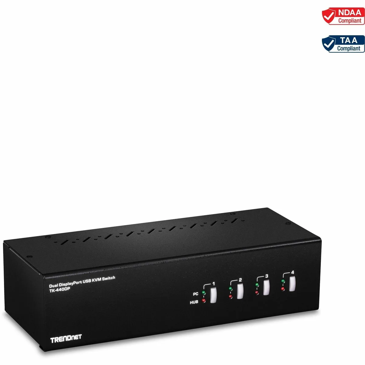 TRENDnet TRENDnet TK-440DP 4-Port Dual Monitor DisplayPort 1.2 KVM Switch — product photo