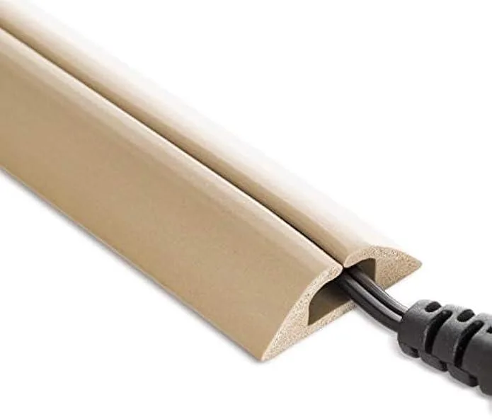TAURKENAM TAURKENAM UTW-CPM5-BG Compact Cord Protector 5' Beige — product photo